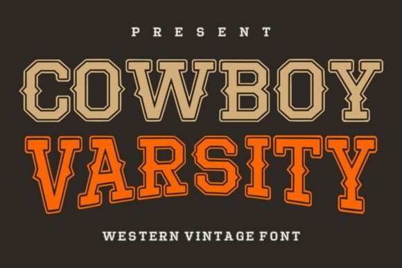 Cowboy Varsity: Bold Western Charm Meets Collegiate Style