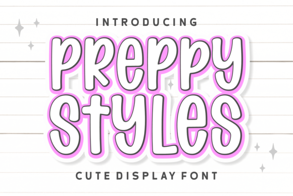 Discover Preppy Styles: A Font Blending Whimsy and Sophistication
