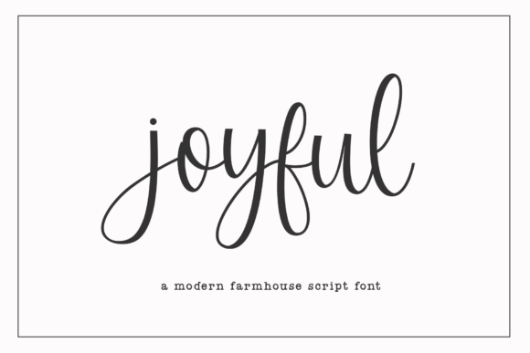 Discover the Charm of a Modern Farmhouse Script Font