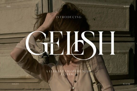 Gelish: Elegant Ligature Serif for Premium Branding