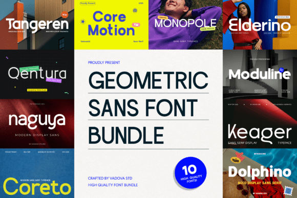 Geometric Sans Bundle: Modern Typography for Clear Design