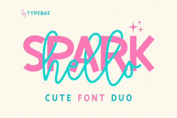 Introducing Hello Spark Duo: Your New Creative Font Pair