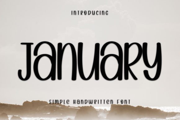 January: A Beautiful Handwritten Font for Timeless Designs