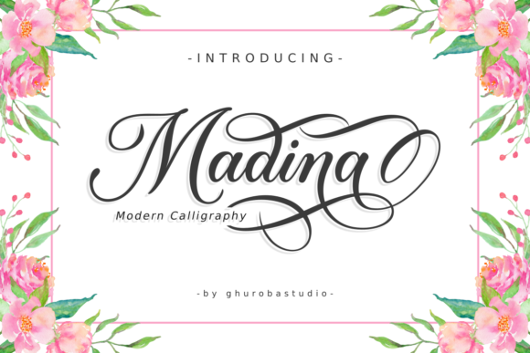 Madina: A Magical Handwritten Font for Elegant Designs