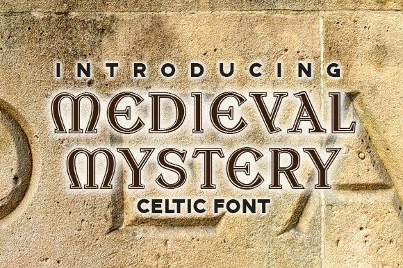 Medieval Mystery: Unveiling a Bold Blackletter Typeface