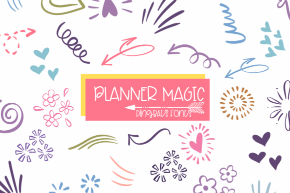 Planner Magic: Enchant Your Designs with Whimsical Doodles