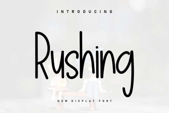 Rushing Font: A Handwritten Typeface for Heartfelt Design