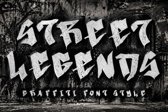 Street Legends: A Modern Graffiti Font for Bold Designs