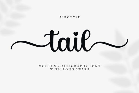 Tail: The Elegant Script for Modern Design
