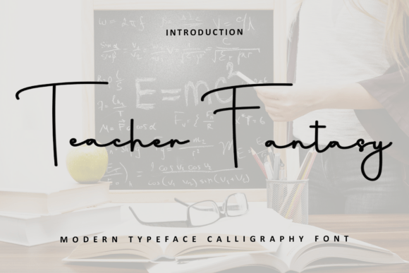 Teacher Fantasy: A Festive Typeface for Magical Designs